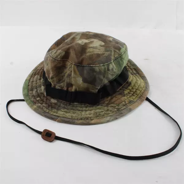 Cabela's Camo Bucket Hat w/ Chin Strap Medium Hunting Outdoor