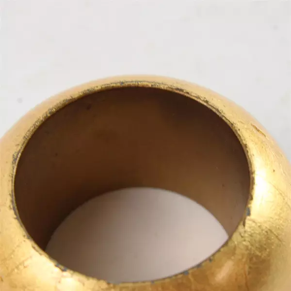 Set of 8 Gold Textured Napkin Rings Table Holiday Decor