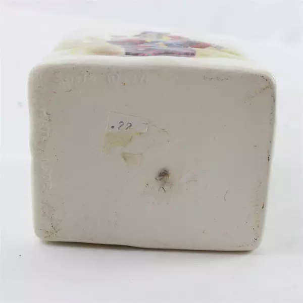 Vintage Ceramic Clown Bag w/ Handle & Red Ball Vase