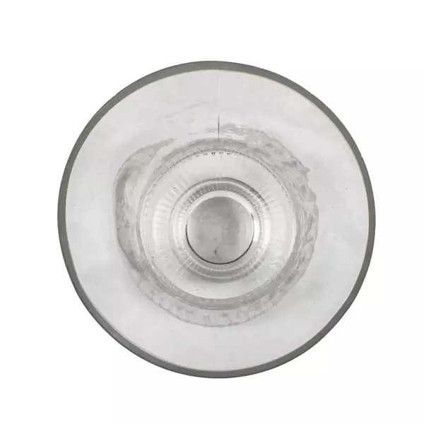 Vintage Hoosier Glass Ribbed Vase Clear 10" Tall