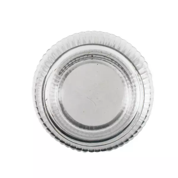 Vintage Hoosier Glass Ribbed Vase Clear 10" Tall