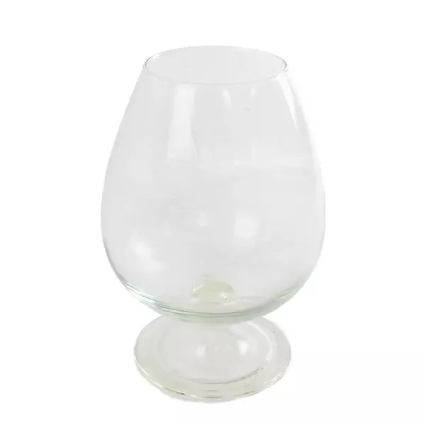 Large Clear Glass Brandy Snifter Style Vase 8.5" Centerpiece