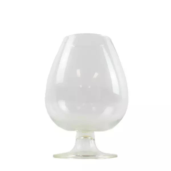 Large Clear Glass Brandy Snifter Style Vase 8.5" Centerpiece