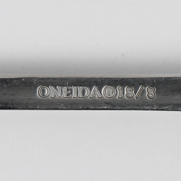 Lot Of 4 Oneida Silver Emma (Stainless, Satin) Oval 3 Teaspoons 1 Soup Spoon