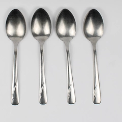 Lot Of 4 Oneida Silver Oceanic (Stainless) Flatware Soup Spoons 7.25" Long