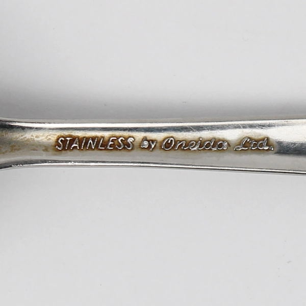 Lot Of 4 Oneida Silver Oceanic (Stainless) Flatware Soup Spoons 7.25" Long