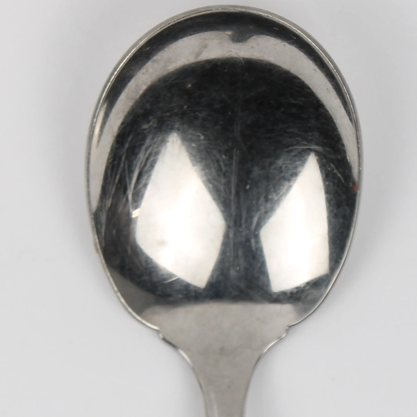 Lot of 2 Oneida Silver Oneida Craft Profile Stainless Pattern Sugar Spoons 6"