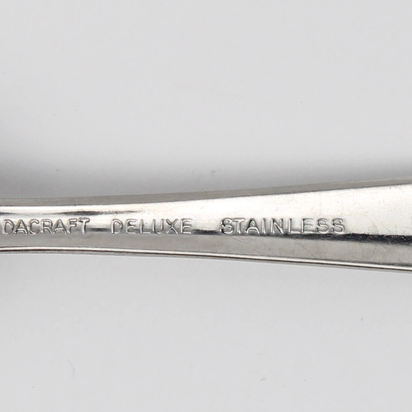 Lot of 2 Oneida Silver Oneida Craft Profile Stainless Pattern Sugar Spoons 6"