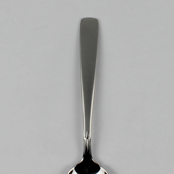 Lot of 6 Oneida Satin Accent Stainless Sugar Spoons (Teaspoons)