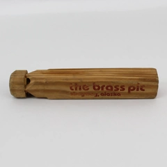 The Brass Pic Wooden Train Engine Whistle 9" Skagway, Alaska