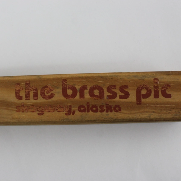 The Brass Pic Wooden Train Engine Whistle 9" Skagway, Alaska