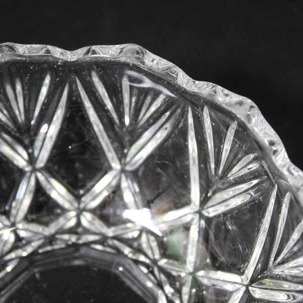  Lot Of 2 Studio Nova Roxborough Glass Fruit Serving Bowl Pair 5 Inch