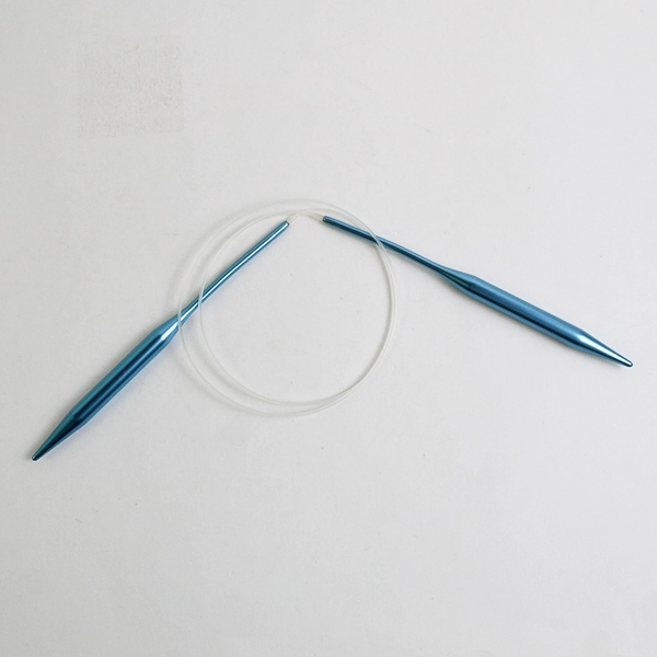 Lot of 5 Plastic Blue Circular Knitting Needles