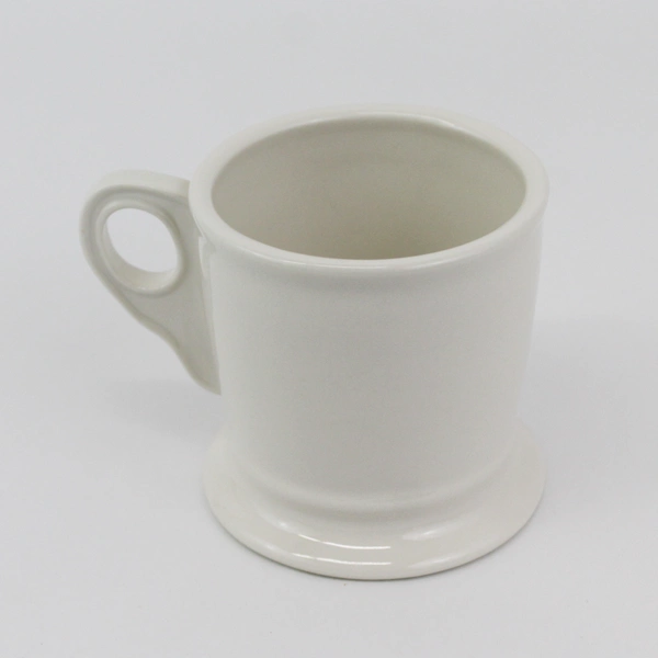White Anthropologie Monogram Stoneware Coffee Mug Letter A