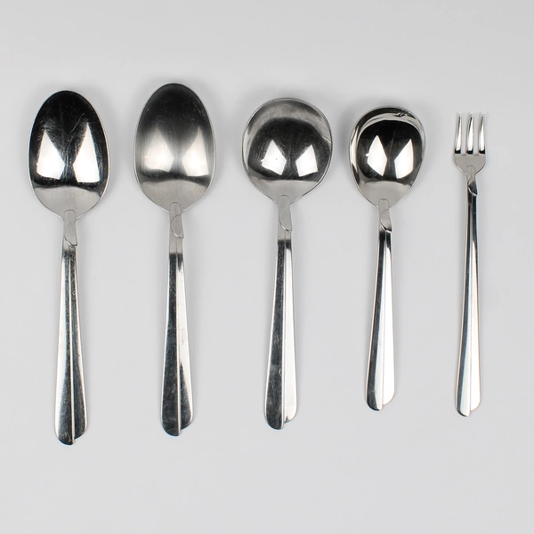 Lot Of 5 Oneida Silver Radius (Stainless) Flatware 4 Spoons 1 Cocktail Fork