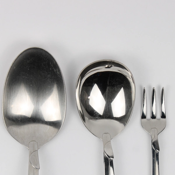 Lot Of 5 Oneida Silver Radius (Stainless) Flatware 4 Spoons 1 Cocktail Fork