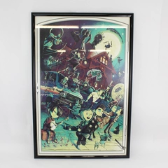 LE Handcrafted From Coraline To Kubo Glow In Dark Screen Print by César Moreno