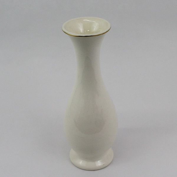 Ceramic Pottery Vase Elk Bull and Cow Forest Scene 10.5"