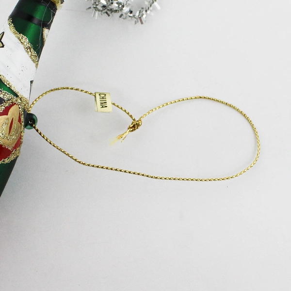 Vintage Y2K Champagne Bottle Christmas Ornament