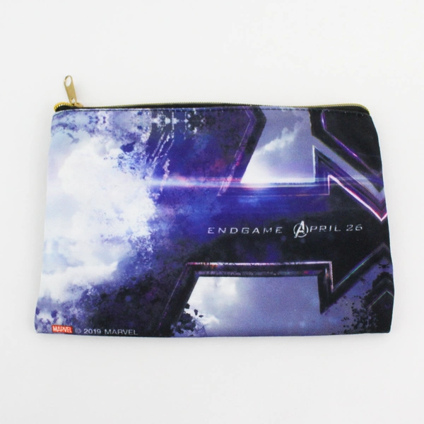 2019 Marvel Avengers End Game Black Canvas Pencil Case