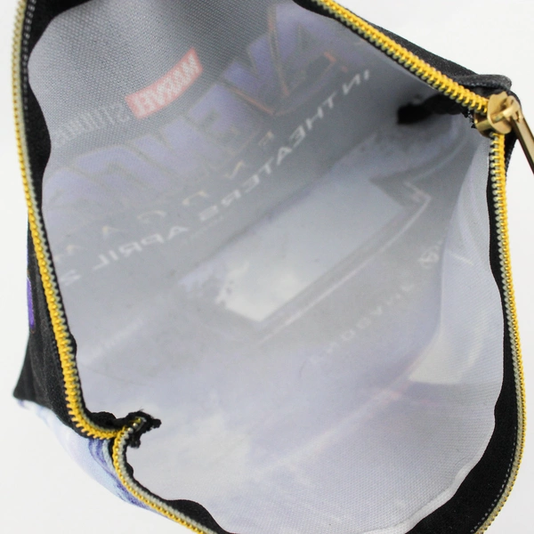 2019 Marvel Avengers End Game Black Canvas Pencil Case