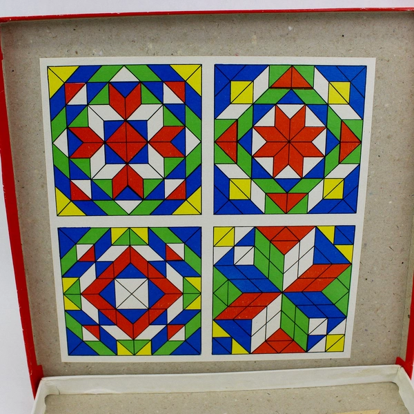 Toia Wooden Mosaic Puzzle Czechoslovakia
