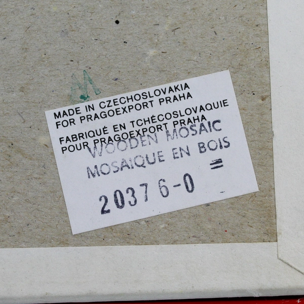 Toia Wooden Mosaic Puzzle Czechoslovakia