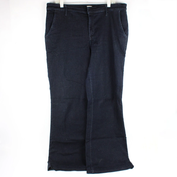 A New Day Pants Women's 16 Dark Wash Flare Jeans