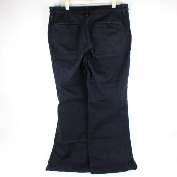 A New Day Pants Women's 16 Dark Wash Flare Jeans