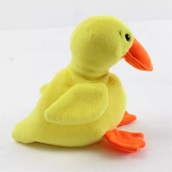 TY Beanie Baby Quackers 1993 Yellow Duck With Ear Tag Error 1994 Plush Toy