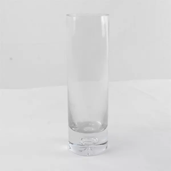 Clear Glass Cylinder Vase Decorative Glassware 10"
