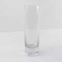 Clear Glass Cylinder Vase Decorative Glassware 10"