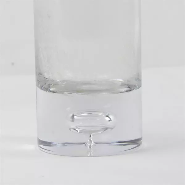 Clear Glass Cylinder Vase Decorative Glassware 10"