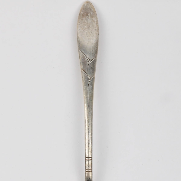 Lot of 6 Oneida Community Lady Hamilton Silverplate Spoons 7.5" Tablespoons