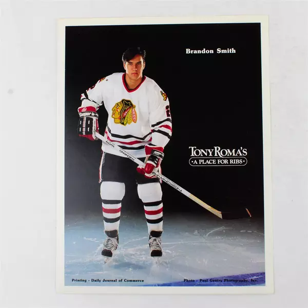Lot of 2 Portland Winterhawks 8x10 Photos Brandon Smith Dave Cammock
