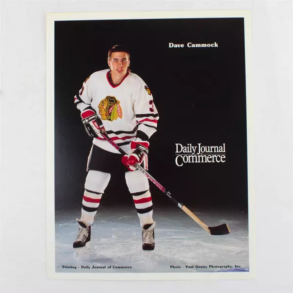 Lot of 2 Portland Winterhawks 8x10 Photos Brandon Smith Dave Cammock