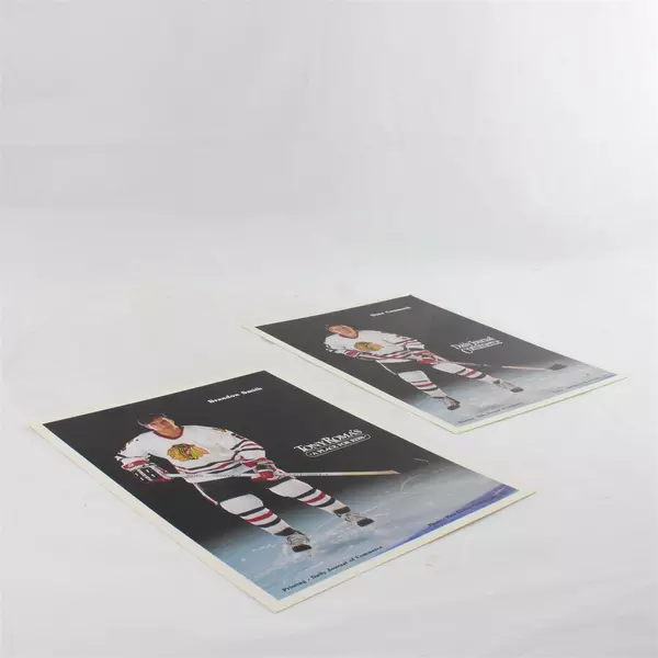 Lot of 2 Portland Winterhawks 8x10 Photos Brandon Smith Dave Cammock