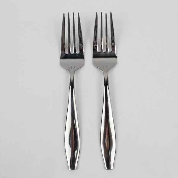 Lot Of 2 Oneida Silver Comet (Stainless) Flatware Cold Meat Serving Fork 9" Long