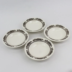 Lot of 4 Vintage Sussex by Royal Ironstone Cereal Bowls 6.5" Diameter