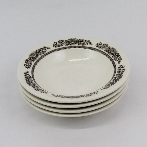 Lot of 4 Vintage Sussex by Royal Ironstone Cereal Bowls 6.5" Diameter