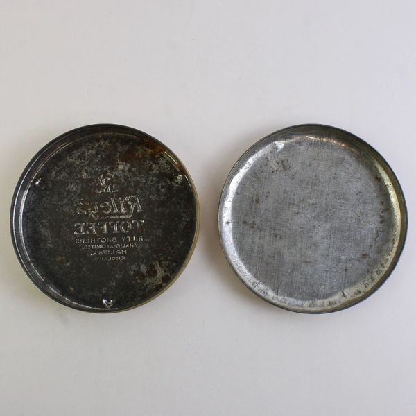 Vintage Riley's Variety Toffee Tin Round 5oz Ships on Horizon Made in England