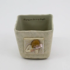 2008 Willow Tree Series Susan Lordi Keeping You In My Thoughts Tea Candle Holder