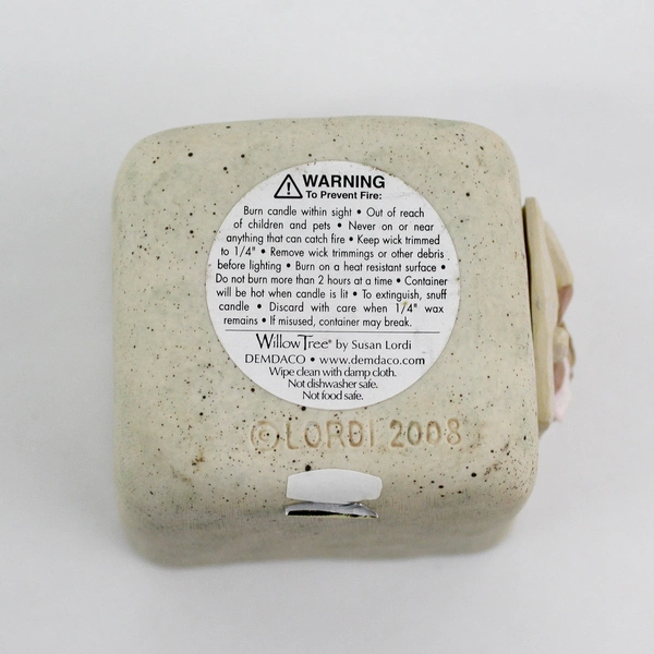 2008 Willow Tree Series Susan Lordi Keeping You In My Thoughts Tea Candle Holder