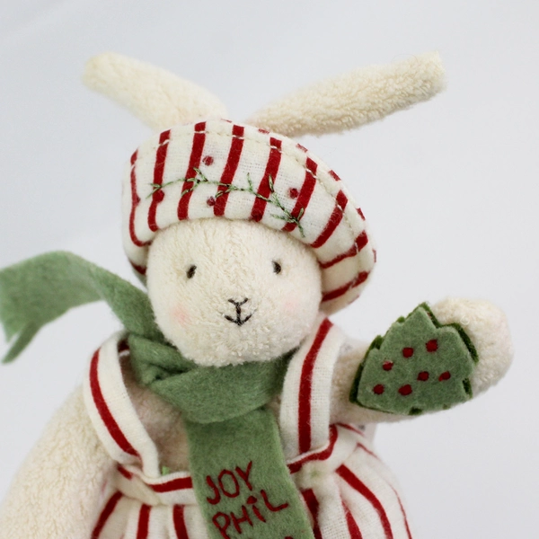 Hallmark Bunnies By the Bay Jolly Ice Folly Joy Phil Christmas Plush Doll 9" 