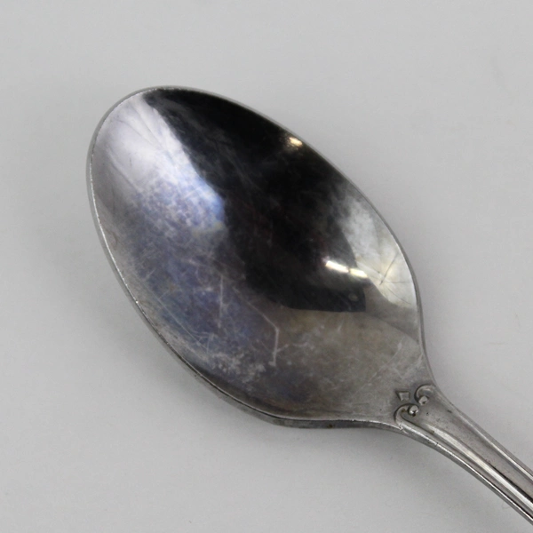 8 Serco SEA SHELL Stainless TEASPOONS  6 1/4" Japan 