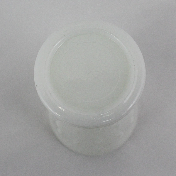 Vintage Anchor Hocking W58 Dots & Arrows 7.25" Milk Glass Vase