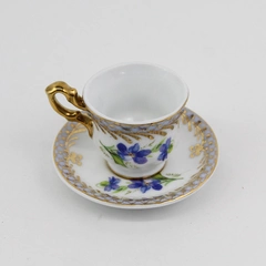 Miniature China Floral Tea Cup And Saucer Set