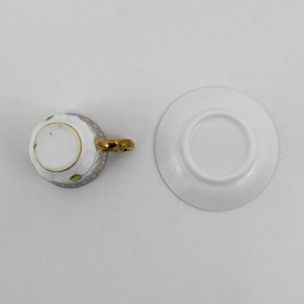 Miniature China Floral Tea Cup And Saucer Set
