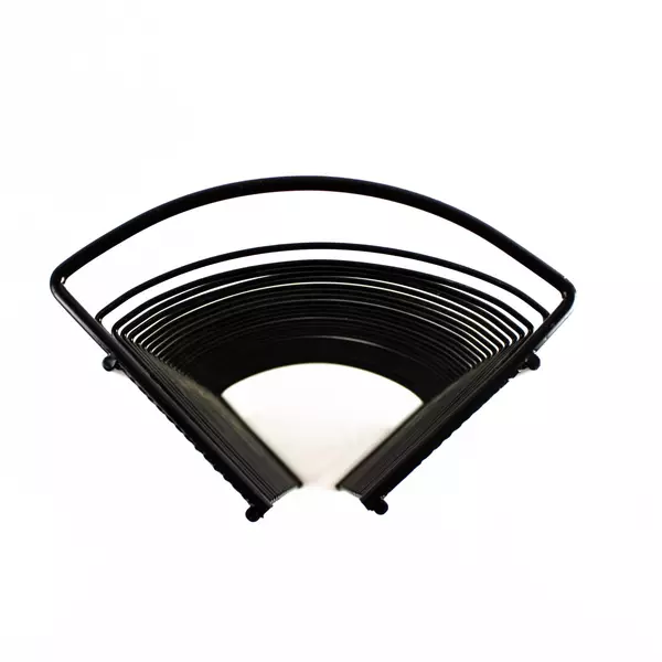 26-CD Black Metal Wire Tower CD Storage Rack Slim Vertical Holder