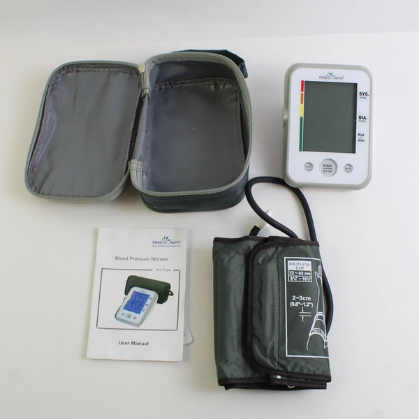 Easy@Home Digital Upper Arm Blood Pressure Monitor Machine and Cuff EBP-095